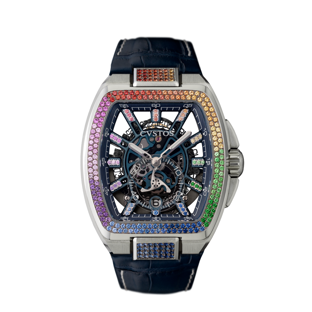 CVSTOS（クストス） メトロポリタン クロノ スケルトン サファイア